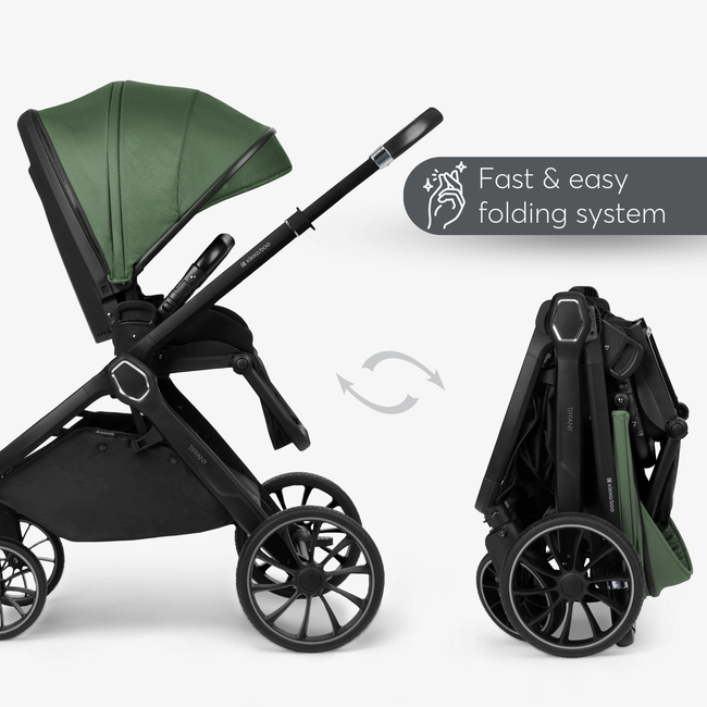 Kikka Boo Tiffany 3σε1 Παιδικό Καρότσι Army Green 31001020154