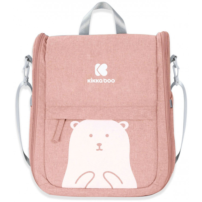 Kikka Boo Travel Bag Bed 2 in 1 Bear Pink 31108020044
