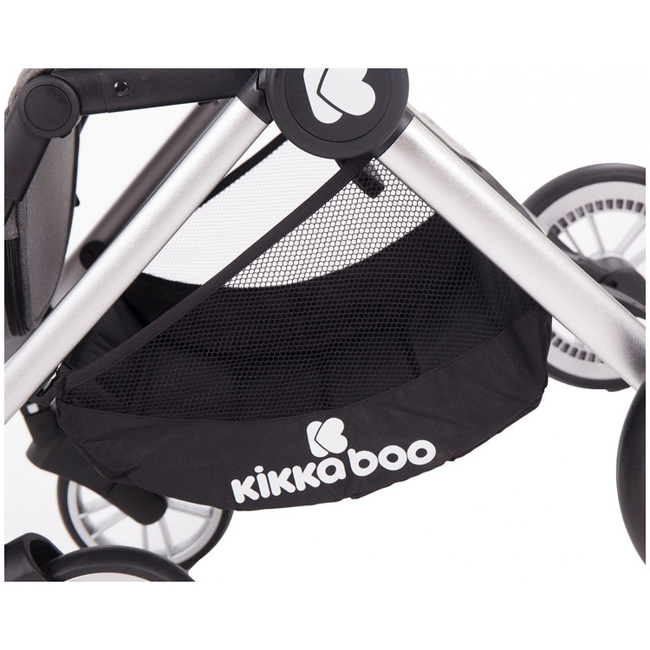 Kikka Boo Vicenza Luxury 3 in 1 Complete Travel System - Grey silver frame 31001010066