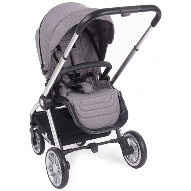 Kikka Boo Vicenza Luxury 3 in 1 Complete Travel System - Grey silver frame 31001010066