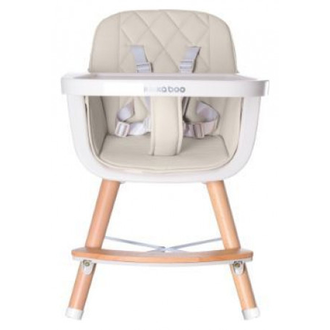 Kikka Boo Woody 2 in 1 Convertible Childern High Chair Black 31004010130