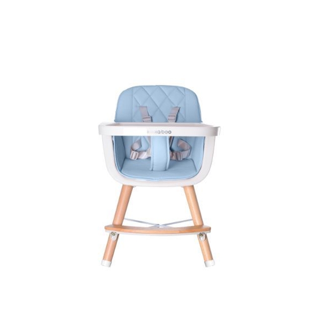 Kikka Boo Woody 2 in 1 Convertible Childern High Chair - Blue (31004010084)