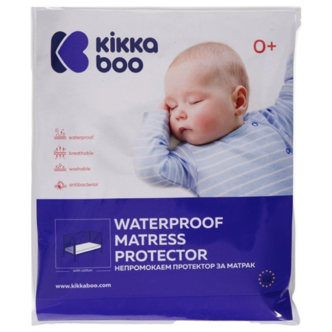 Kikka Boo Αδιάβροχο Προστατευτικό Υπόστρωμα Για Βρεφικό Κρεβάτι ή Παρκοκρέβατο 120x60 cm (41105010001)