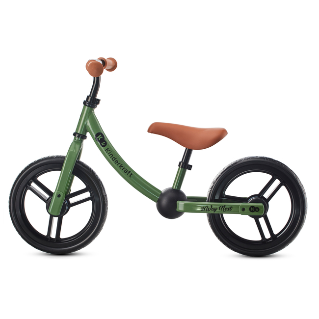 Kinderkraft 2Way Next Wooden Balance Bike for Children Light Green KR2WAY22GRE0000