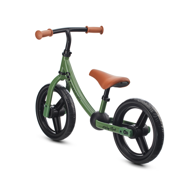 Kinderkraft 2Way Next Wooden Balance Bike for Children Light Green KR2WAY22GRE0000