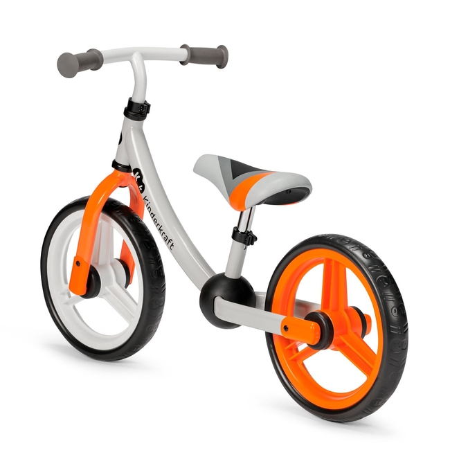 Kinderkraft 2Way Next Wooden Balance Bike for Children Blaze Orange KR2WAY00ORA00000