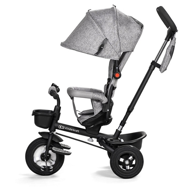 Kinderkraft Aveo Foldable Children Tricycle 9-60 months - Grey (KKRAVEOGRY0000)