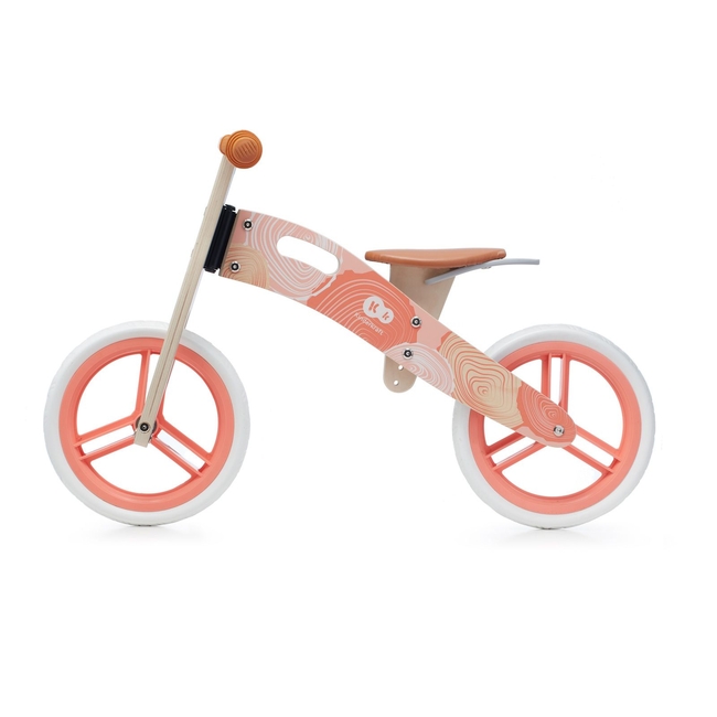 Kinderkraft Runner Ξύλινο Παιδικό Ποδήλατο Ισορροπίας 2 - 5 ετών Nature Coral KRRUNN00CRL0000