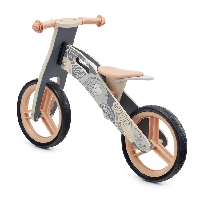 Kinderkraft Runner Ξύλινο Παιδικό Ποδήλατο Ισορροπίας 2 - 5 ετών Nature Grey KRRUNN00GRY0000