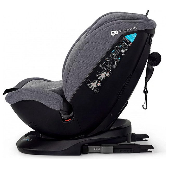 Kinderkraft XPEdition 0 36kg Isofix 360 Degree Rotation Grey