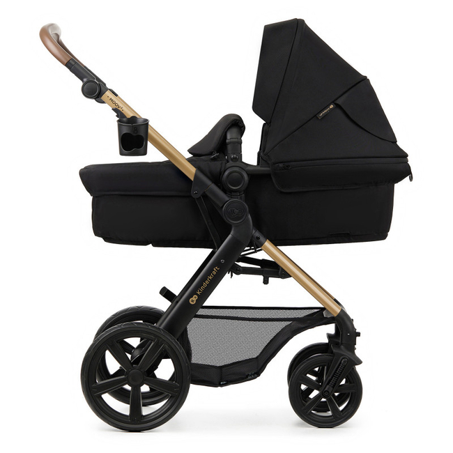 Kinderkraft MOOV 2 3 in 1 Baby Travel Set 0 to 27kg Mink Pure Black KSMOOV02BLKEV00