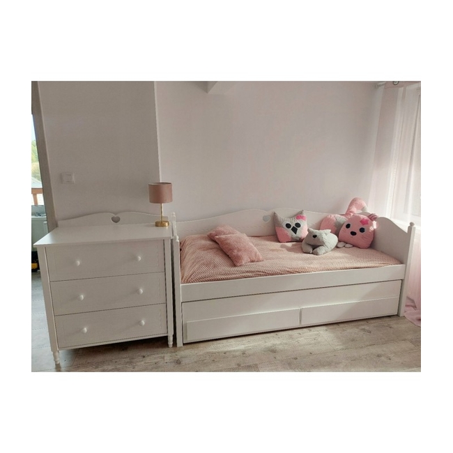 Children's Chest of Drawers  Bella 87.5x48x91cm  White