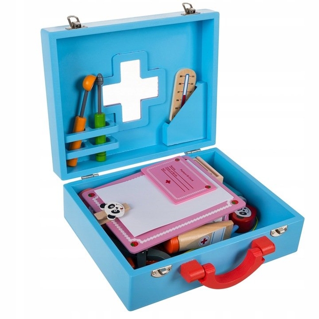 Kruzzel Wooden Doctor's Case Set 43pcs 3+ years 19869