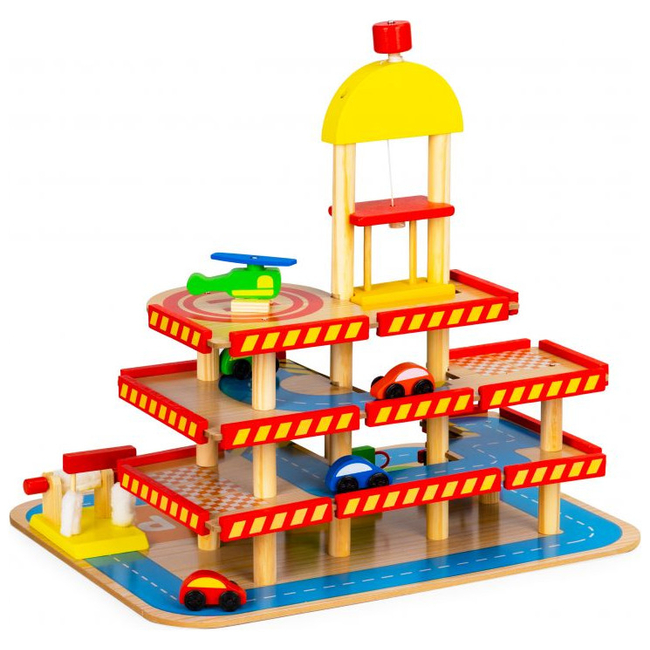Wooden Garage Kids Eco Toy Ecotoys