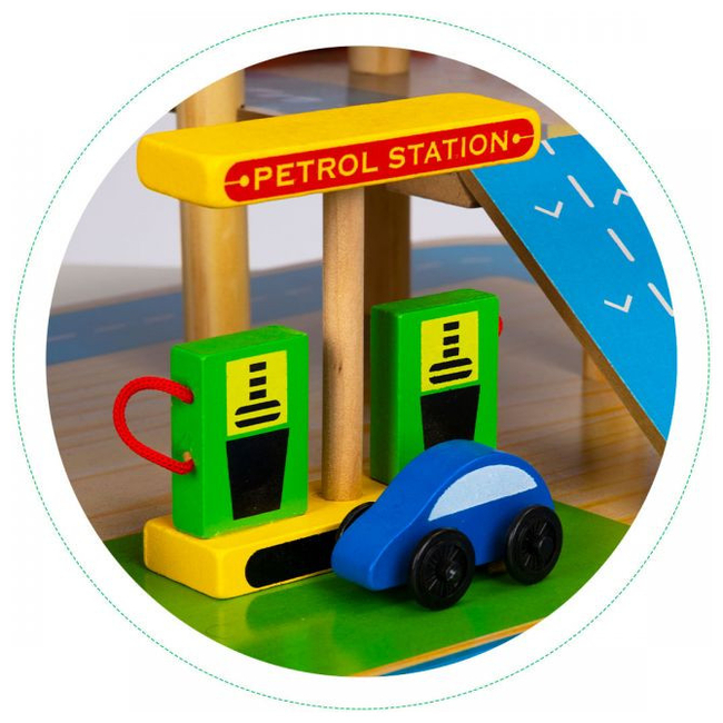 Wooden Garage Kids Eco Toy Ecotoys