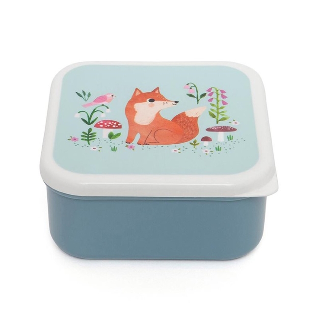 Petit Monkey Lunchbox Set of 3-Piece Food Containers Woodland PTM-LB33