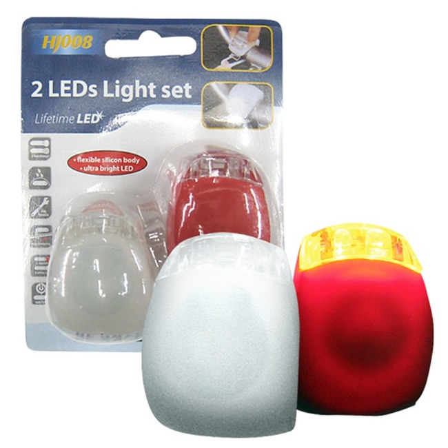 Light for Bicycle set of 2pcs front and back 96-419