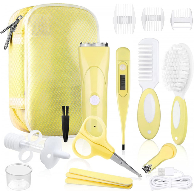 Lictin Complete baby care set 15 Pieces Yellow