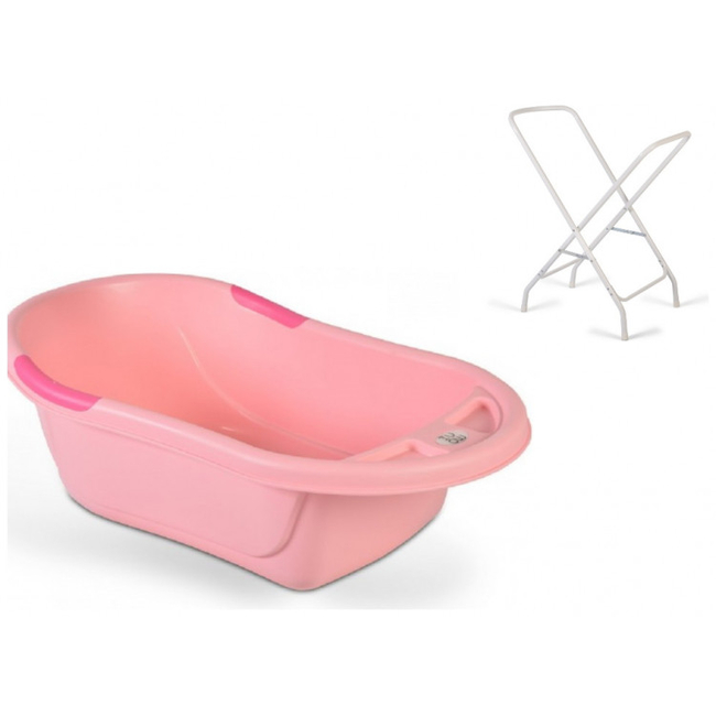 Cangaroo Lilly Baby Bath Tub & Stand pink 3800146261788