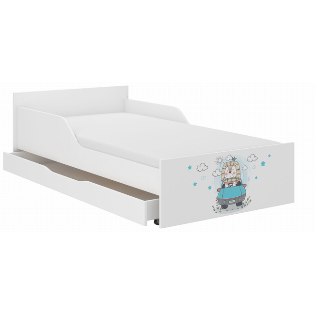 Παιδικό Κρεβάτι Pufi 90x180 cm με Συρτάρι + Δώρο Στρώμα - Lion King