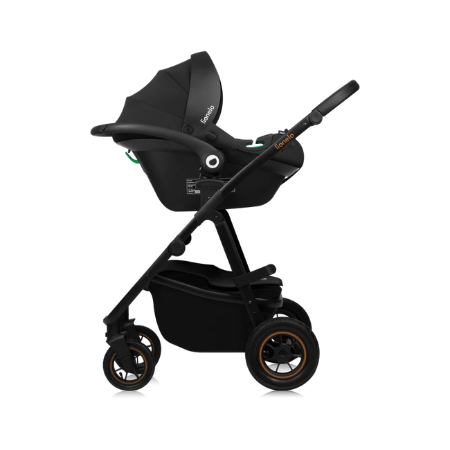 Lionelo Amber Plus 3-σε-1 Πολυκαρότσι με κάθισμα αυτοκινήτου ADAC Green Forest