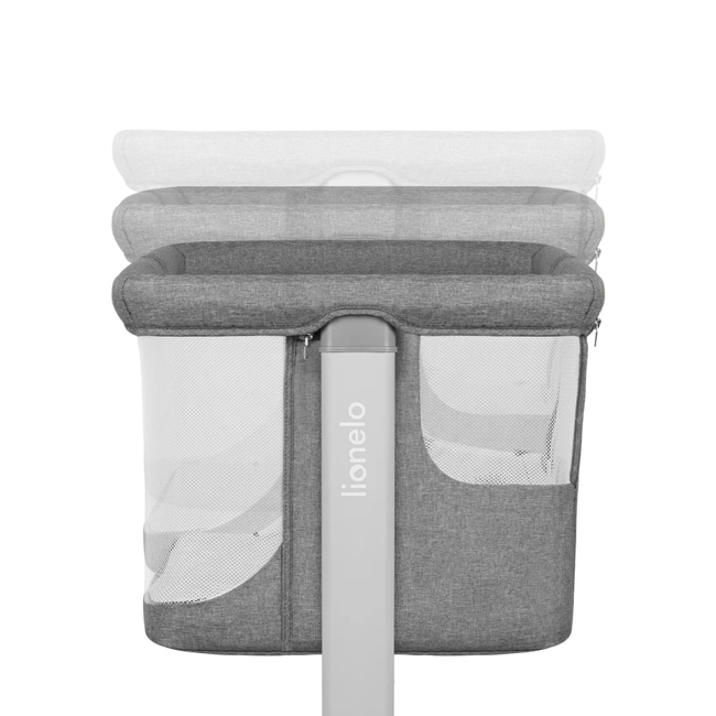 Lionelo Aurora 3 σε 1  – Λίκνο, Κούνια & Co-Sleeper Grey Concrete