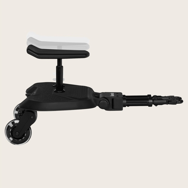 Lionelo Buggy Board Σκαλοπάτι Καροτσιού με Κάθισμα 2 σε 1 Μαύρο
