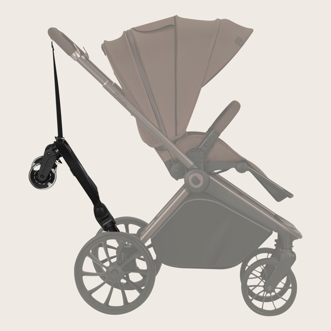 Lionelo Buggy Board Σκαλοπάτι Καροτσιού με Κάθισμα 2 σε 1 Μαύρο