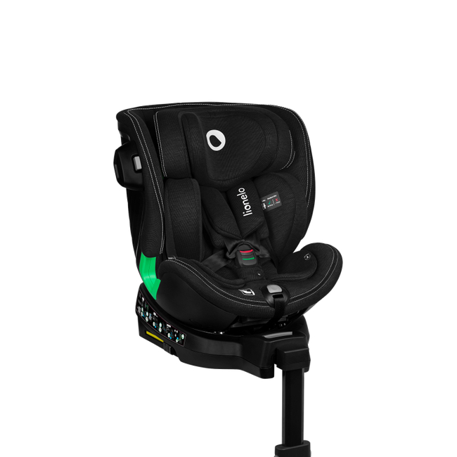 Lionelo Harmony i-Size 360° 40-150 cm Περιστρεφόμενο Κάθισμα Αυτοκινήτου Black Carbon Bamboo