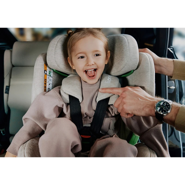 Lionelo Harmony i-Size 360° 40-150 cm Περιστρεφόμενο Κάθισμα Αυτοκινήτου Black Carbon Bamboo