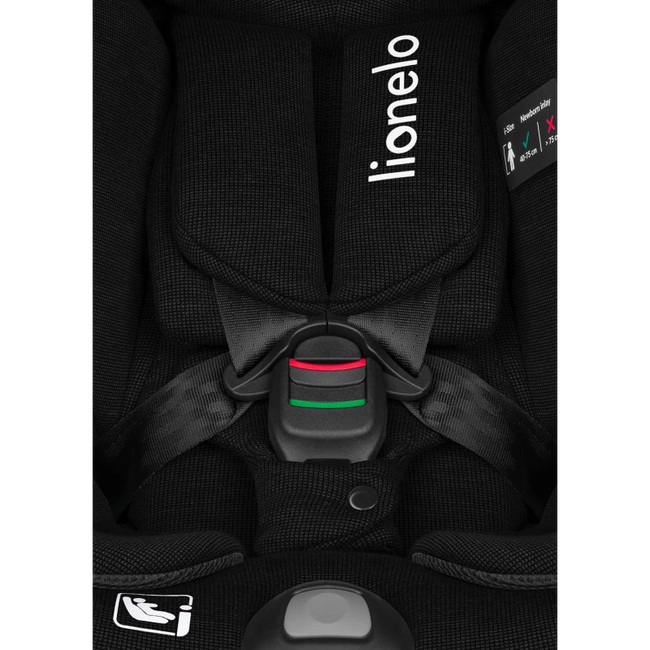 Lionelo Harmony i-Size 360° 40-150 cm Περιστρεφόμενο Κάθισμα Αυτοκινήτου Black Carbon Bamboo