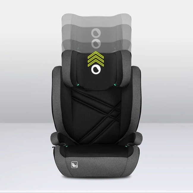 Lionelo Hugo i-Size 100–150 cm (Isofix) Κάθισμα Αυτοκινήτου Black Carbon (ΔΩΡΟ προστασία καθίσματος)