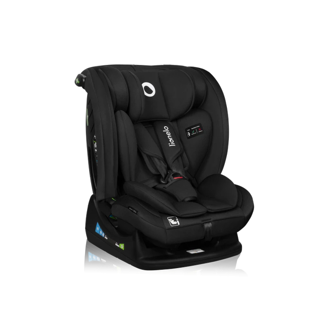 Lionelo Izzy i-Size 40–150 cm Κάθισμα Αυτοκινήτου τοποθέτηση με Ζώνη Black Carbon