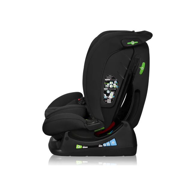 Lionelo Izzy i-Size 40–150 cm Κάθισμα Αυτοκινήτου τοποθέτηση με Ζώνη Black Carbon