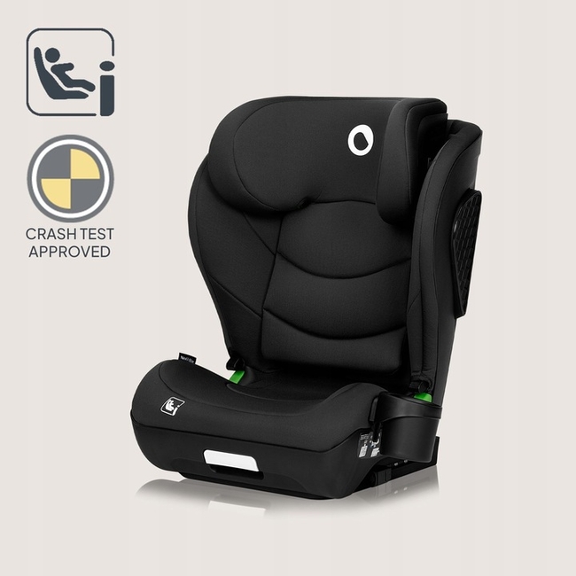 Lionelo Neal i-Size Black Carbon – Child Car Seat 100–150 cm (Isofix)