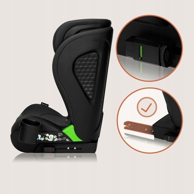 Lionelo Neal i-Size Black Carbon – Child Car Seat 100–150 cm (Isofix)