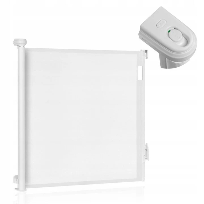 Lionelo Thea White Natural – Επεκτεινόμενη Πόρτα Ασφαλείας έως 140 cm