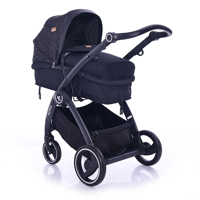 Lorelli Adria 2 σε 1 Αναστρέψιμο Πολυμορφικό Καρότσι - Black 10021452005R