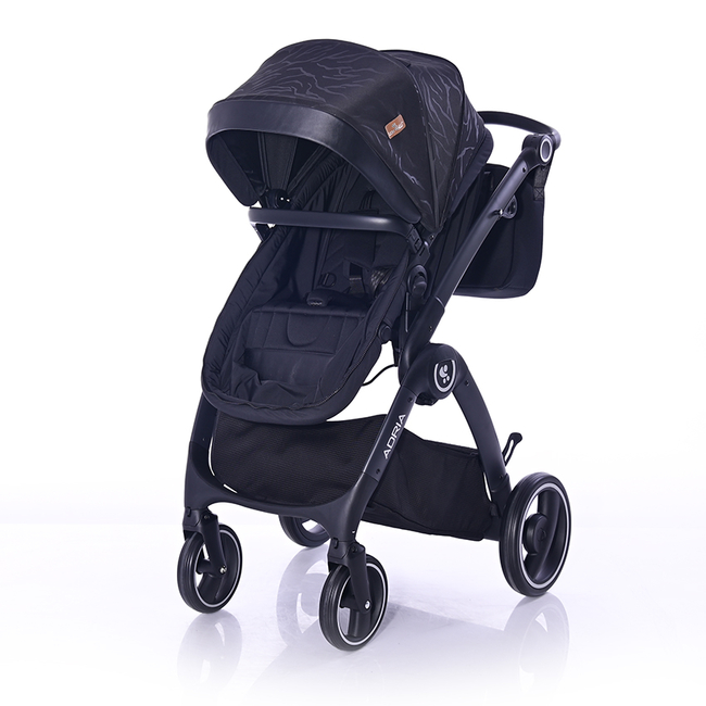 Lorelli Adria 2 σε 1 Αναστρέψιμο Πολυμορφικό Καρότσι - Black 10021452005R