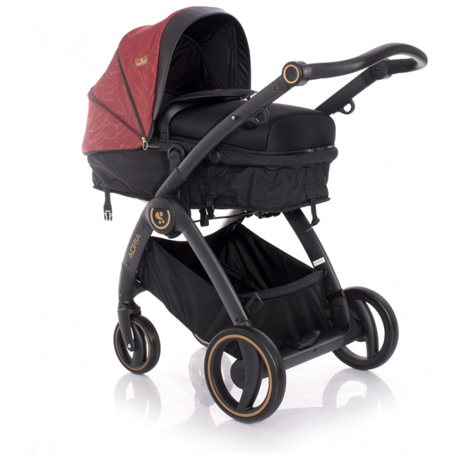 Lorelli Adria 2 in 1 Baby Stroller Black Red 10021452006