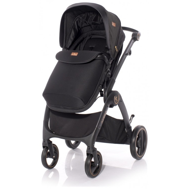 Lorelli Adria 2 σε 1 Αναστρέψιμο Πολυμορφικό Καρότσι - Black 10021452005