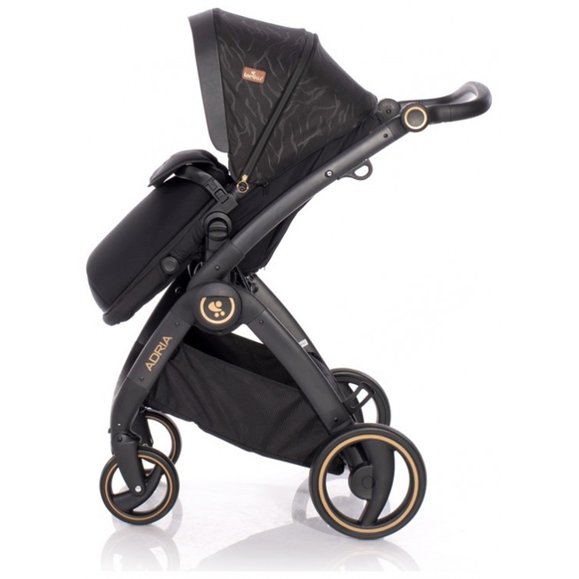 Lorelli Adria 2 σε 1 Αναστρέψιμο Πολυμορφικό Καρότσι - Black 10021452005
