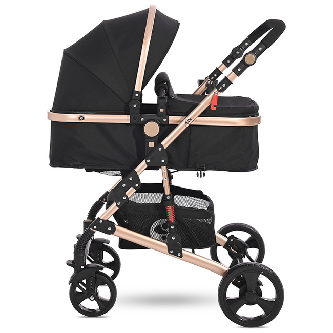 Lorelli Alba Παιδικό Πολυμορφικό Καρότσι 0+μηνών Classic Black 10021482106