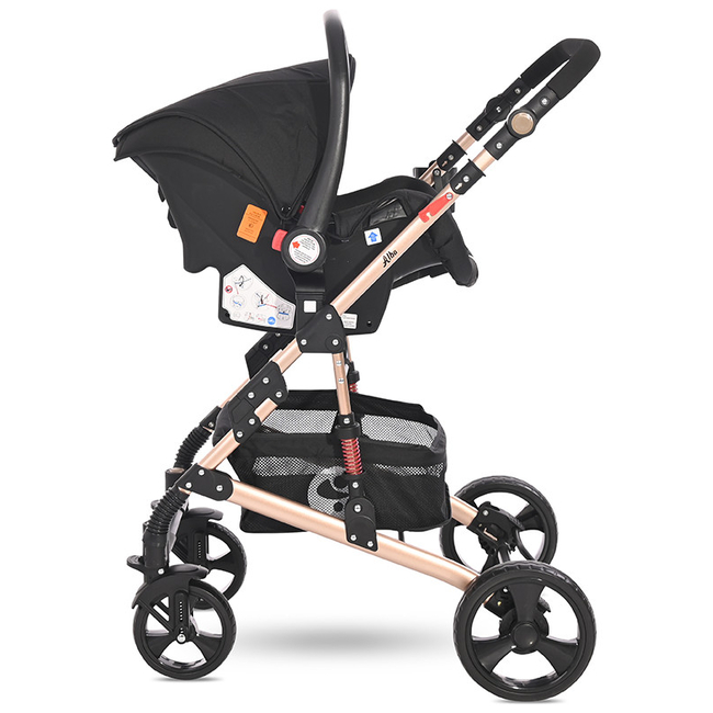 Lorelli Alba Παιδικό Πολυμορφικό Καρότσι 0+μηνών Classic Black 10021482106