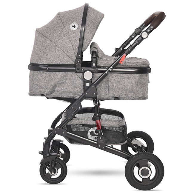 Lorelli Alba Convertible Baby Stroller 0+m Classic Grey 10021482110
