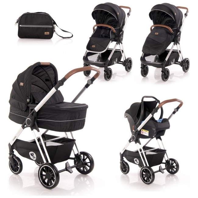 Lorelli Angel 3 in 1 Reversible Travel System - Black (10021562010)