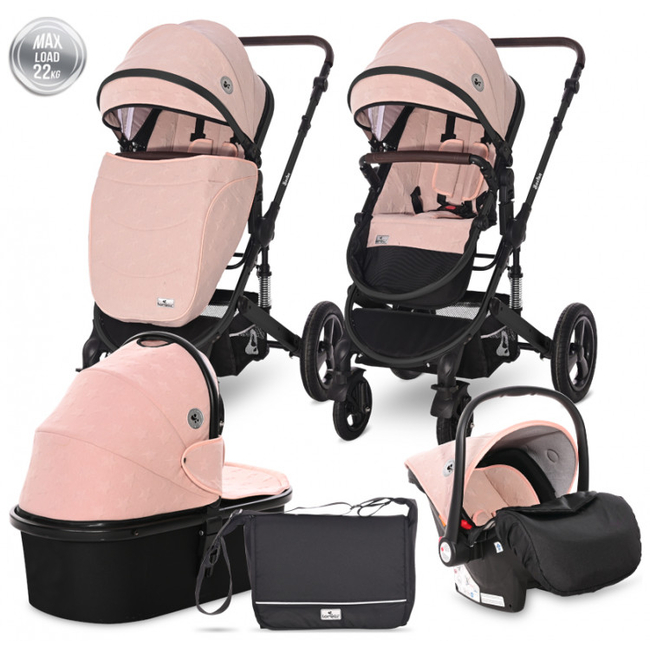 Lorelli Boston 3 in 1 Αναστρέψιμο Σύστημα Μεταφοράς Cameo Rose Stars 10021582148D