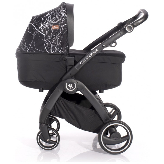 Lorelli California 2 in 1 Reversible Travel System - Black Marble (10021572098)