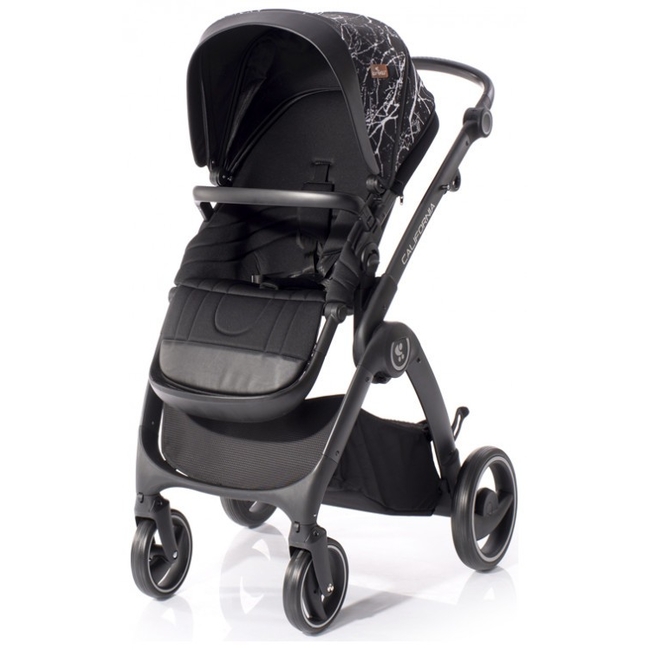 Lorelli California 2 in 1 Reversible Travel System - Black Marble (10021572098)