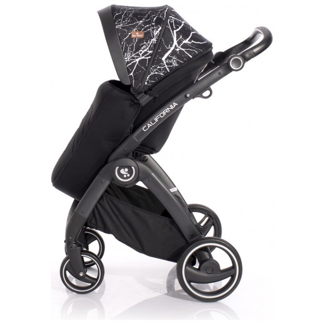 Lorelli California 2 in 1 Reversible Travel System - Black Marble (10021572098)